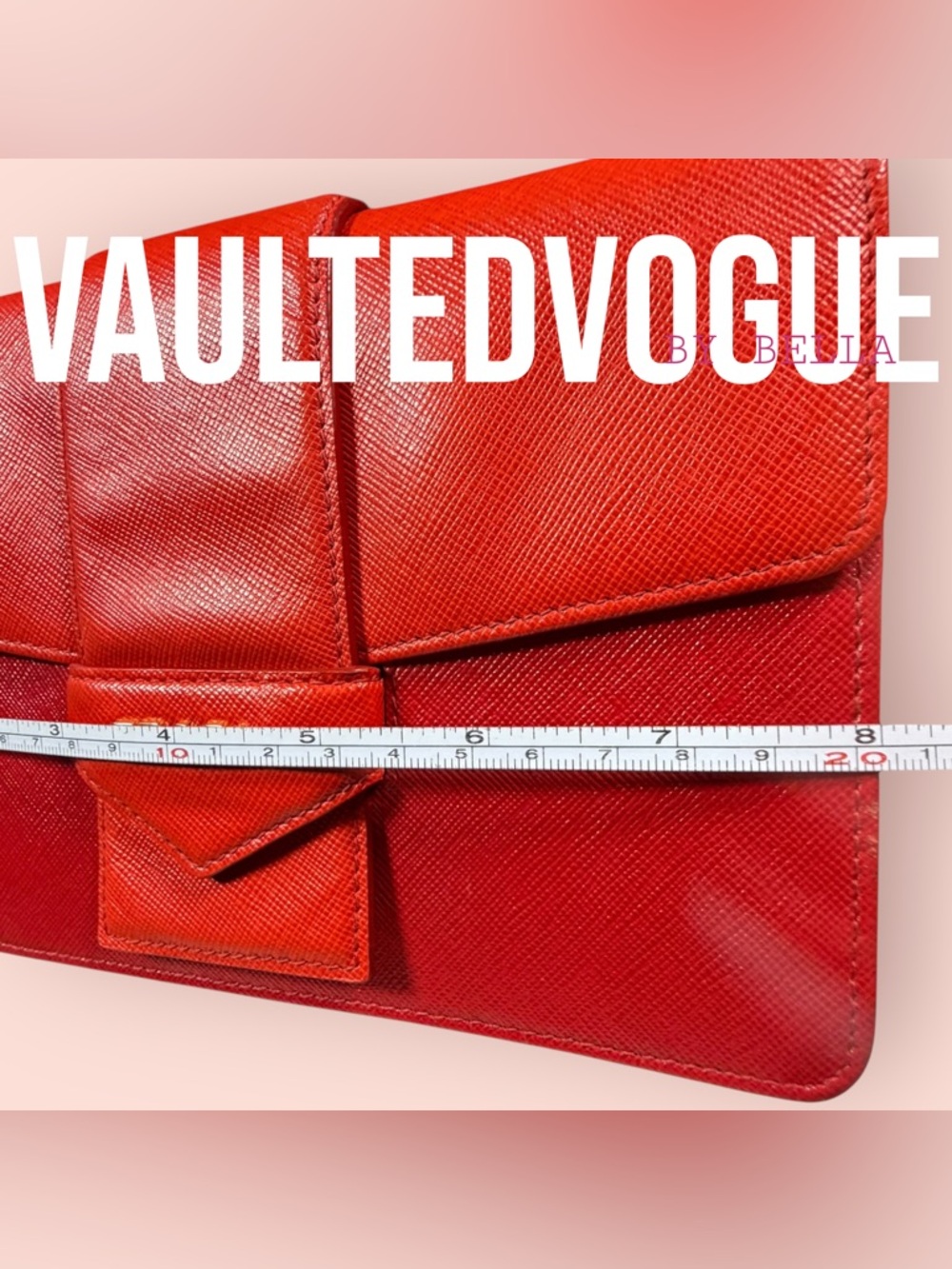 ❤️ PRADA Two-Tone Saffiano Leather Crossbody Bag ❤️ - Picture 14 of 16